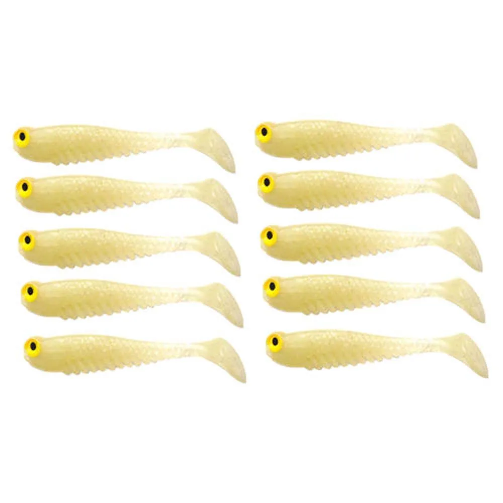 

New 10pcs/lot Silicone fish shaped fishing Artificial lure bait 5cm soft Silicone Tiddler Bait fishing lure