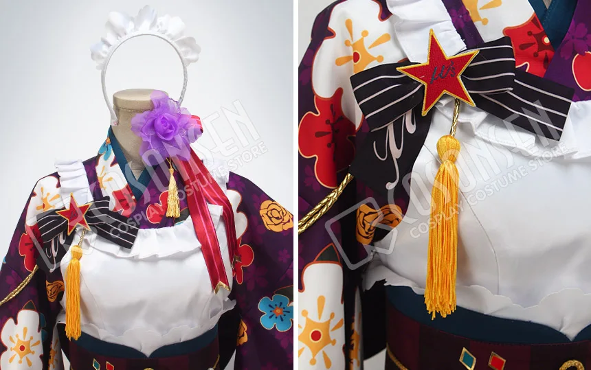 COSPLAYONSEN Love Live! Косплей-костюм Toujou Nozomi Taisho Romance Ver | Тематическая одежда и униформа
