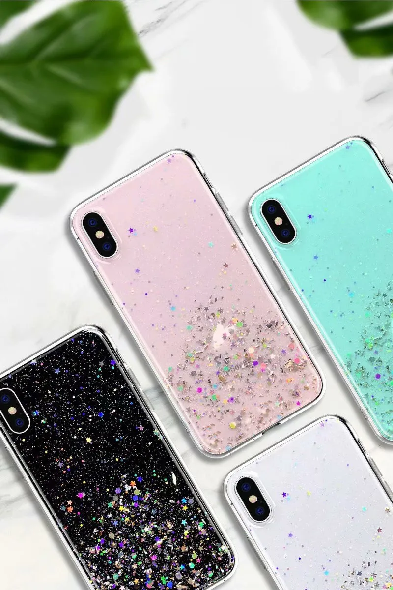 YiKELO Роскошный чехол сверкающий с блестками для Xiaomi mi 8 9 mi 8 lite mi 9 A2 6X мягкий чехол из ТПУ с блестками
