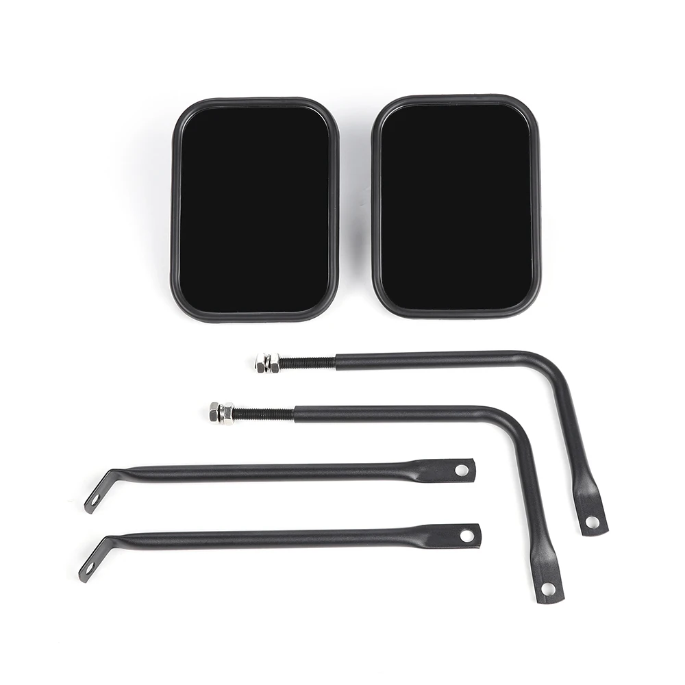 Зеркала с боковым видом зеркальные квадратные дверные зеркала 4x4 боковые для Jeep