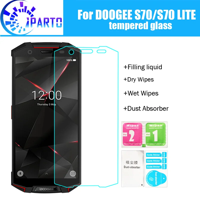 DOOGEE S70 закаленное стекло 100% хорошее качество премиум 9H защитная пленка