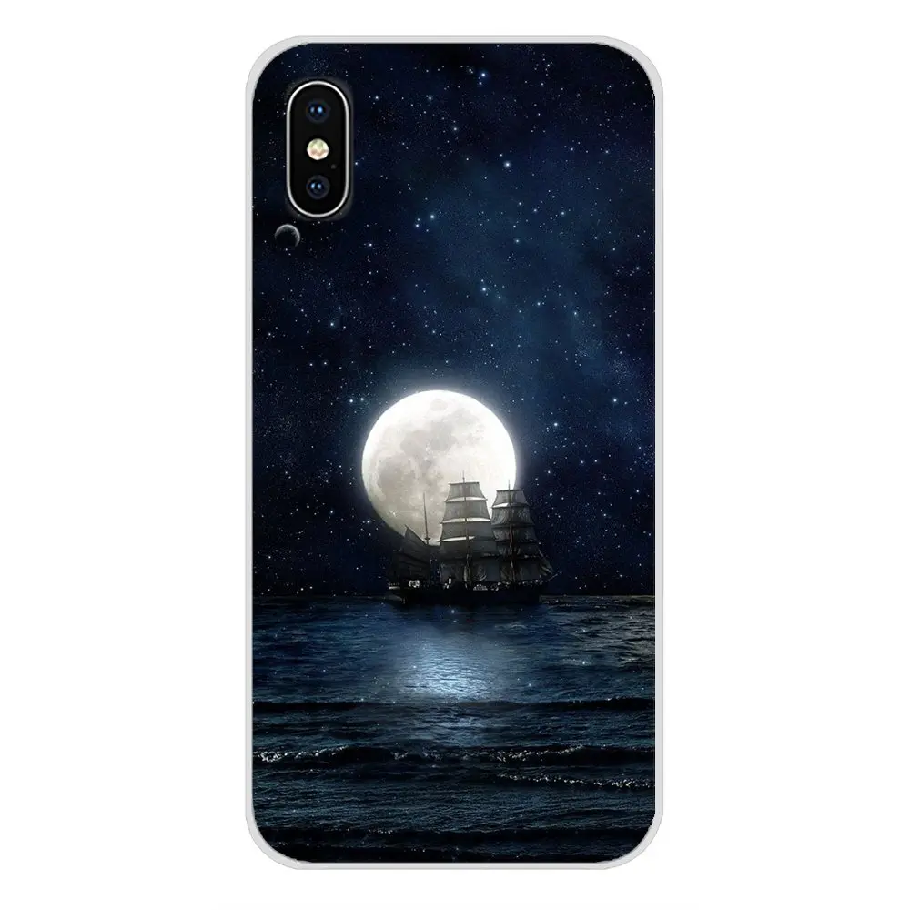 one piece trafalgar law logo Transparent TPU Cover Bag For Apple iPhone X XR XS MAX 4 4S 5 5S 5C SE 6 6S 7 8 Plus ipod touch | Мобильные