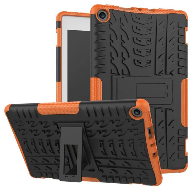 Heavy Duty 2 в 1 Гибридный Прочный чехол для нового Kindle Fire HD8 8,0 дюйма Стенд Крышка для Amazon пожарной HD 8+ пленка+ ручка