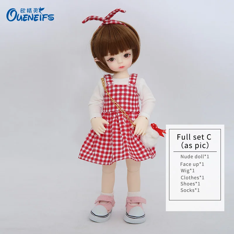 Fullset C in NS OUENEIFS Soo Miadoll BJD SD кукла 1/6 YoSD тело модель детских игрушек Высокое качество смолы фигурки магазин милый подарок Luodoll - Цвет: Fullset C in NS
