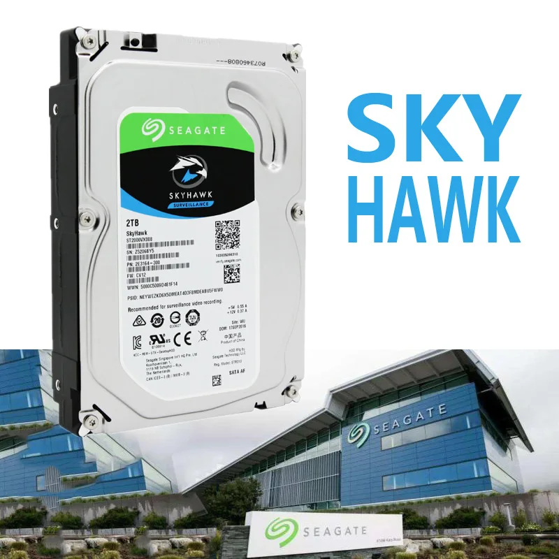 Жесткий диск Seagate Skyhawk для системы видеонаблюдения 3 5 дюйма SATA III |