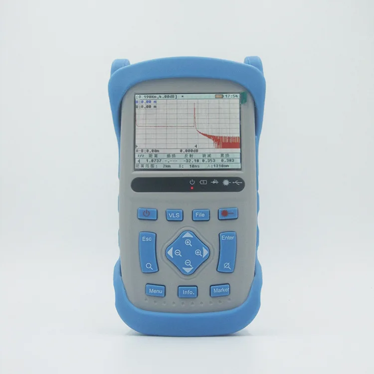 Волоконно оптический рефлектометр OTDR 1310 нм 35/33 дБ 1 5/8 м с мертвой зоной сумкой для