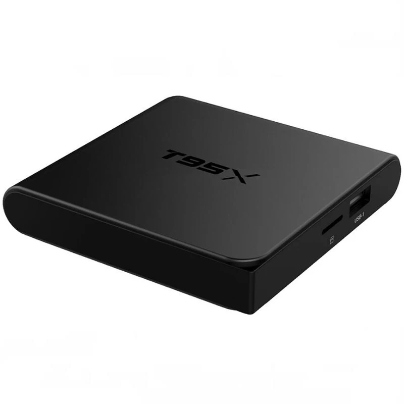 T95X Android6.0 ТВ приставка Amlogic S905X 64 бит четырехъядерный 1 г/8 г, 2 г/8 г KD17.5 wifi 2,4 ГГц телеприставка 4 к Smart tv медиаплеер
