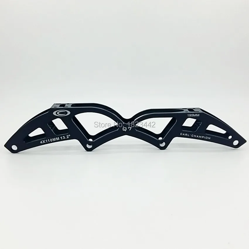 Q7 алюминиевая роликовая рама для роликовых коньков с 4*110 мм rodas|speed skate frame|skate
