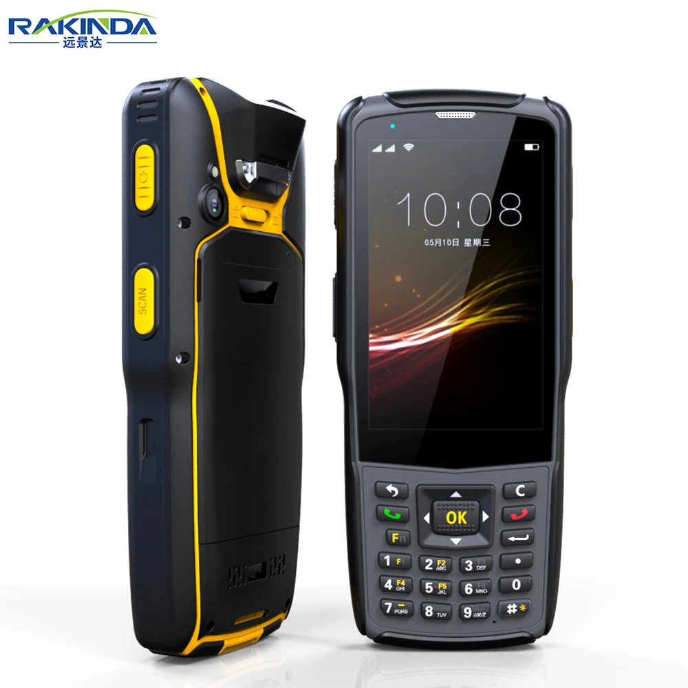 Ручной PDA сканер штрих кодов RAKINDA промышленный IP67 Android 5 1 1D 2D управление
