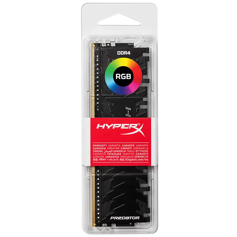 Kingston HyperX Predator RGB DDR4 8 ГБ 16 3200 МГц 3600 4000 CL16 DIMM XMP оперативная Память ddr4 для настольных