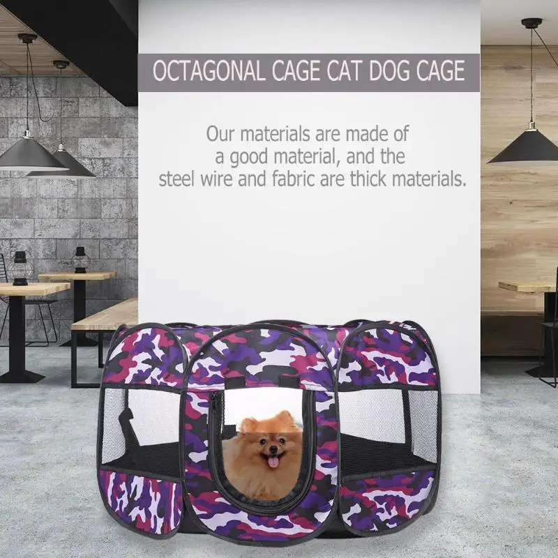 Новая портативная складная палатка для питомцев собачья клетка дома кошка манеж - Фото №1