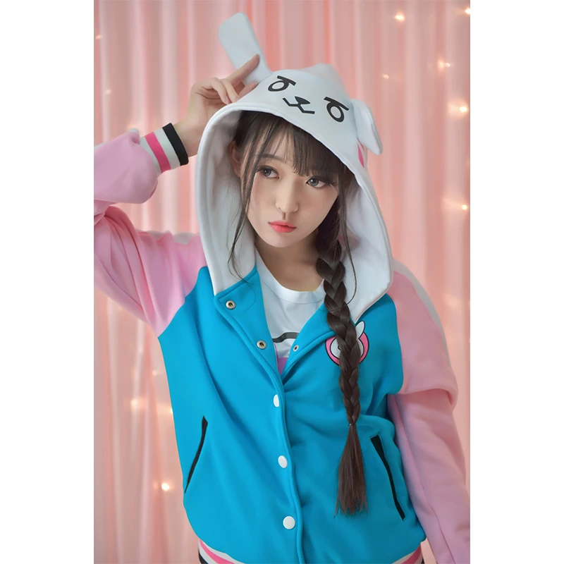 D.va OW толстовки Косплей DVA Cosplay costume куртка осенняя хлопковая одежда зимнее пальто