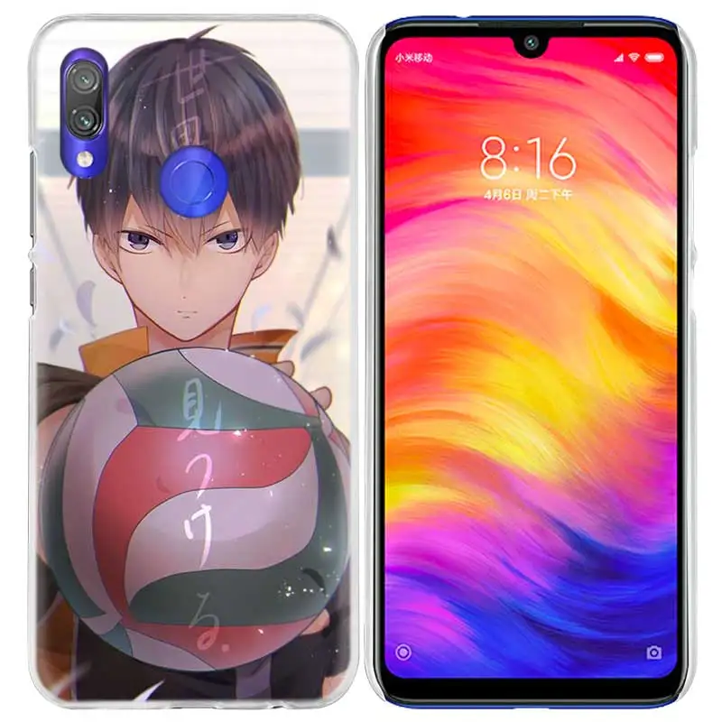 02 Чехол Haikyuu Hinata для Xiao mi Red mi Note 7 8T 6 6A Pro S2 5 5A 4X mi A1 A2 9 Note10 8 lite Play F1 жесткий чехол для телефона с рисунком аниме - Цвет: 02