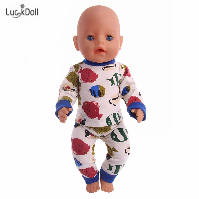 LUCKDOLL летняя модная игрушка в виде костюма подходит для 18-дюймовых американских