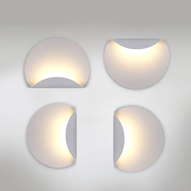 Новый дизайн 6 Вт Светодиодные алюминиевые лампы для спальни настенные