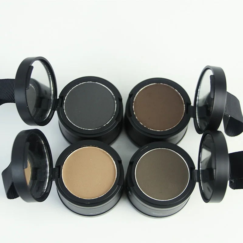 BUNEE Makeup Hair Line Shadow with Mirror Puff Fibers Eyebrow Powder Extract Easy to Wear Make Up neat symmetry hairline | Красота и