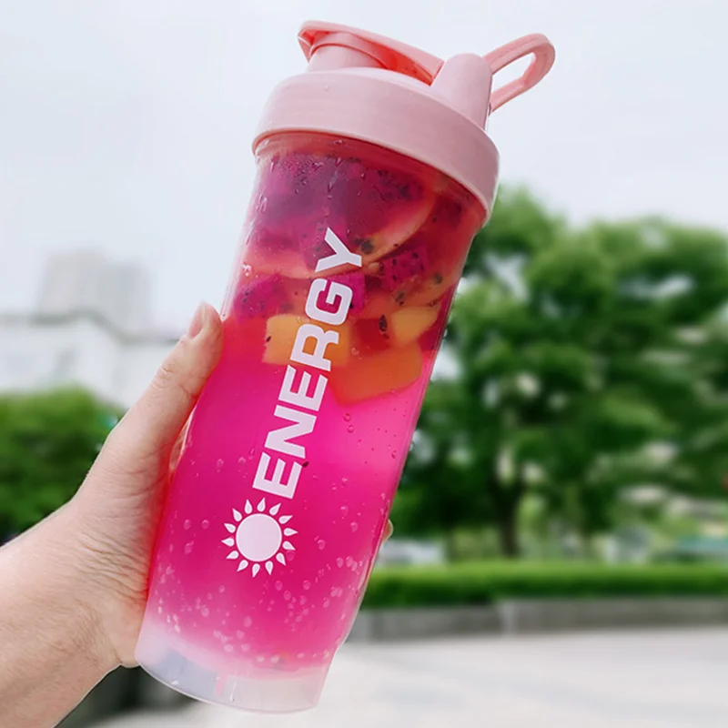 Новый дизайн Сывороточный Протеин шейкер бутылка Спортивная протеиновая