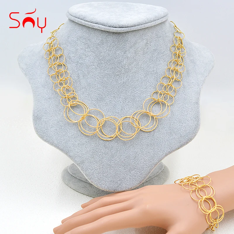 Романтические ювелирные украшения Sunny Jewelry свадебный ожерелье браслет для женщин