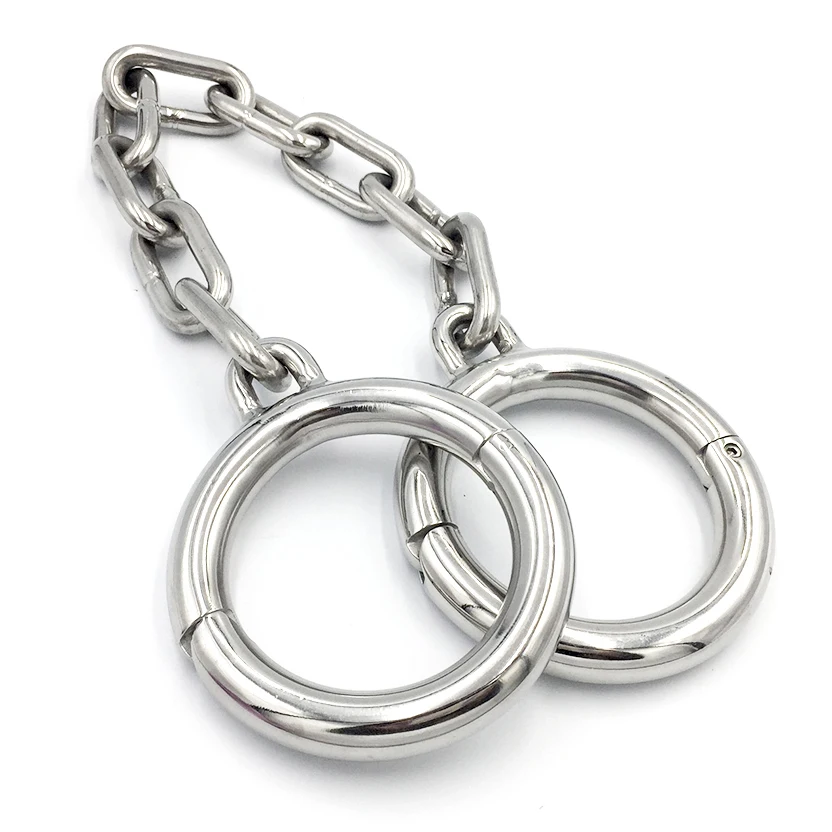 

Metal leg irons stainless steel shackles ankle cuffs bdsm bondage tools adult games sex toys for couples fetish slave restraints