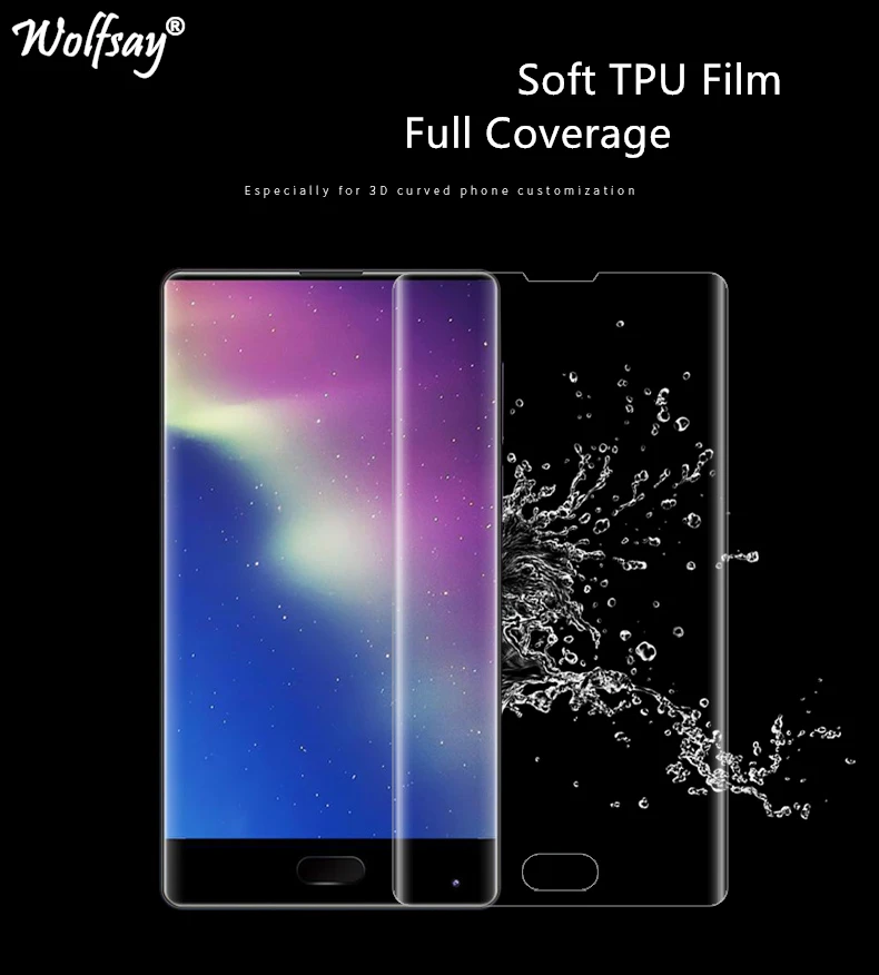 Защитная пленка Wolfsay Для Doogee Mix Nano прозрачная из мягкого ТПУ (не закаленное стекло)