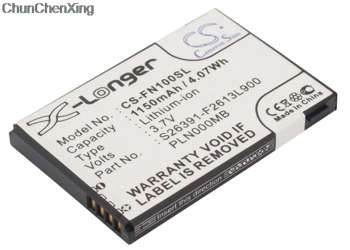Аккумулятор Cameron Sino 1100 мАч 10600731575 35H00061 10M PLN000MB модель для Fujitsu Pocket Loox N100 N110|Цифровые