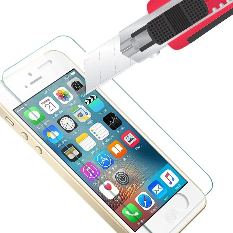 Защитное стекло для iPhone4S 5 5S SE 6 6S 7Plus 8 XS MAX XR Закаленное стекло Защитная пленка