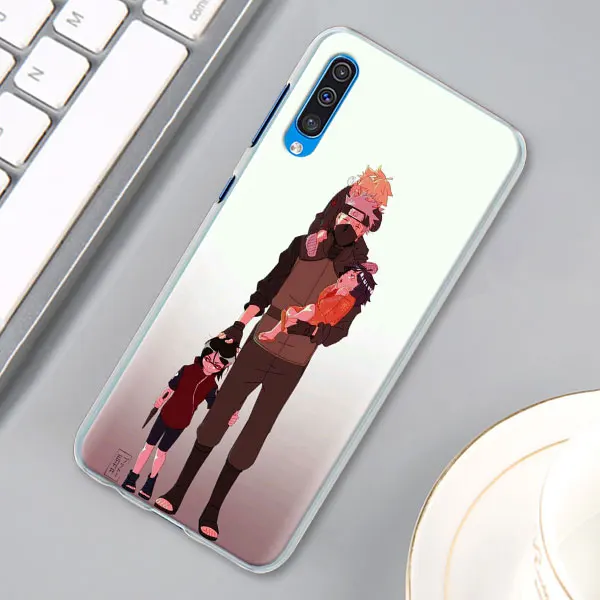 04 Ботинки в стиле аниме «Naruto Наруто минималистский чехол КРЫШКА ДЛЯ samsung Galaxy A30 A40 A50 A70 A6 A8 плюс A7 A9 M30 чехол для телефона Coque - Цвет: 04