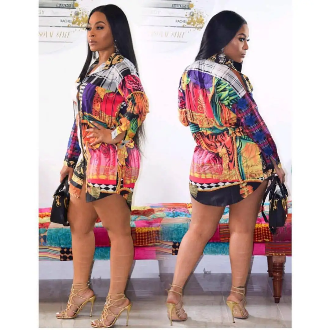 Весна и лето 2019 новый стиль модная африканская одежда с подгонкой рисунка