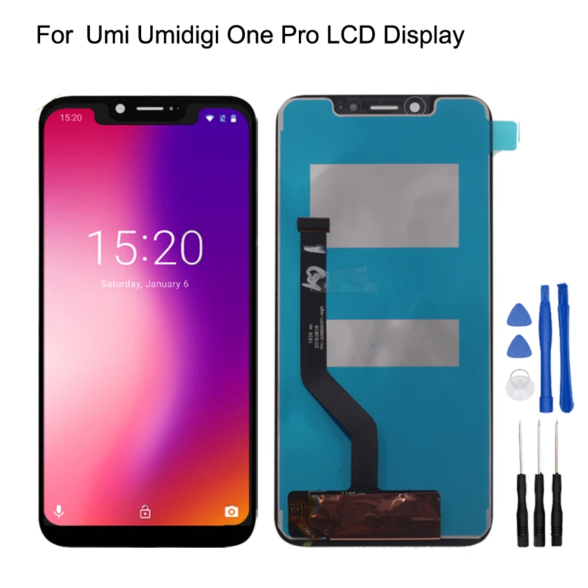 Оригинал для UMI UMIDIGI One Pro ЖК дисплей сенсорный экран дигитайзер в сборе детали