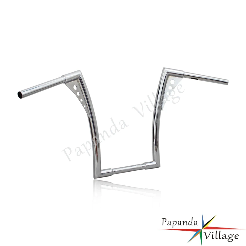 Papanda хром Мотоцикл 1" Rise APE вешалка руль на заказ ручка бар для Harley Touring Кафе Racer FLST FXST Sportster XL