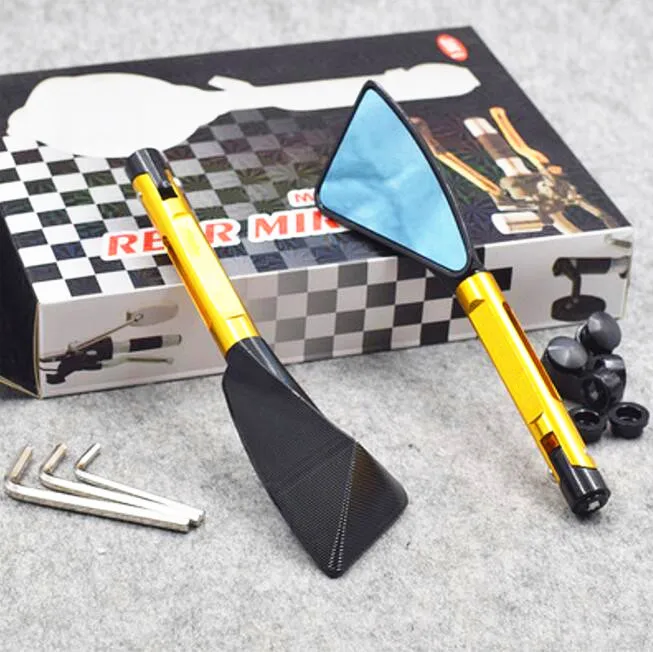 Высшее качество полное алюминиевое синее стекло универсальное боковое зеркало 8