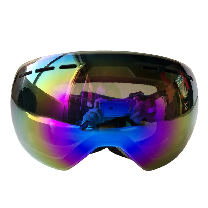 Новый бренд лыжные очки двойной UV400 Анти-туман большой Лыжная маска Очки Лыжный