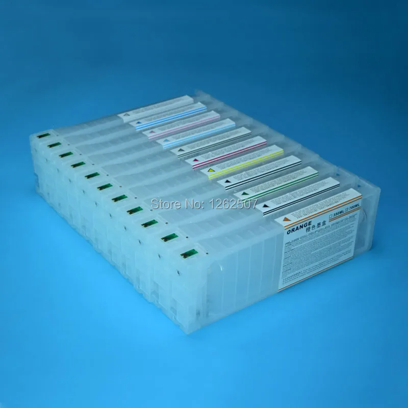 Широкоформатные Картридж для Epson PRO 7900 9900 7910 9910 11 Цвета с картриджем чип resetter+ обслуживание бак укрыватель