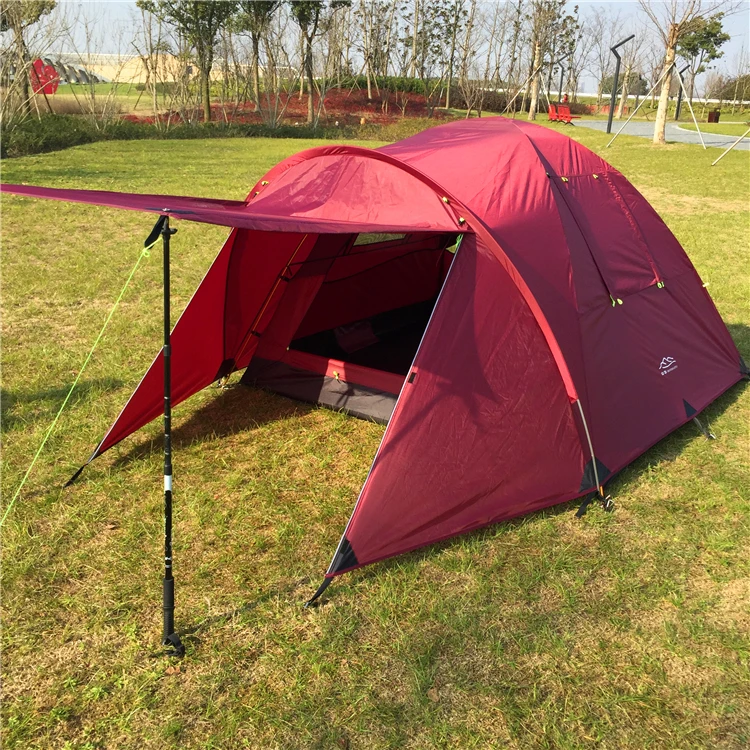 Распродажа двухслойная палатка из авиационного алюминия на 5 6 человек