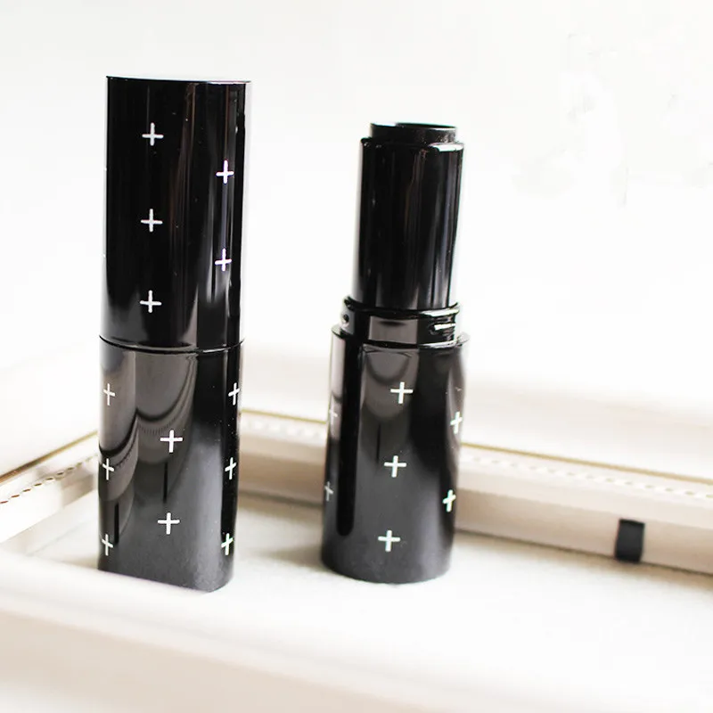 Черный Высококачественный пустой тюбик для губ футляр 12 1 мм инструменты макияжа