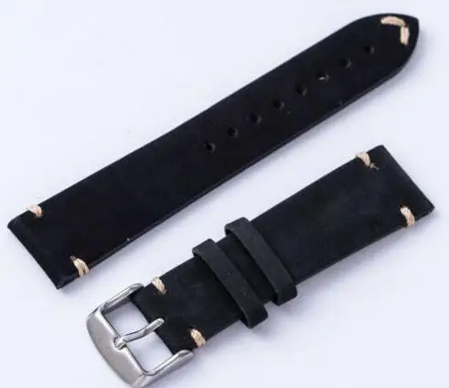 HIMQ 20/22 мм 1603 SKX007 винтажный быстросшитый кожаный ремешок | Наручные часы