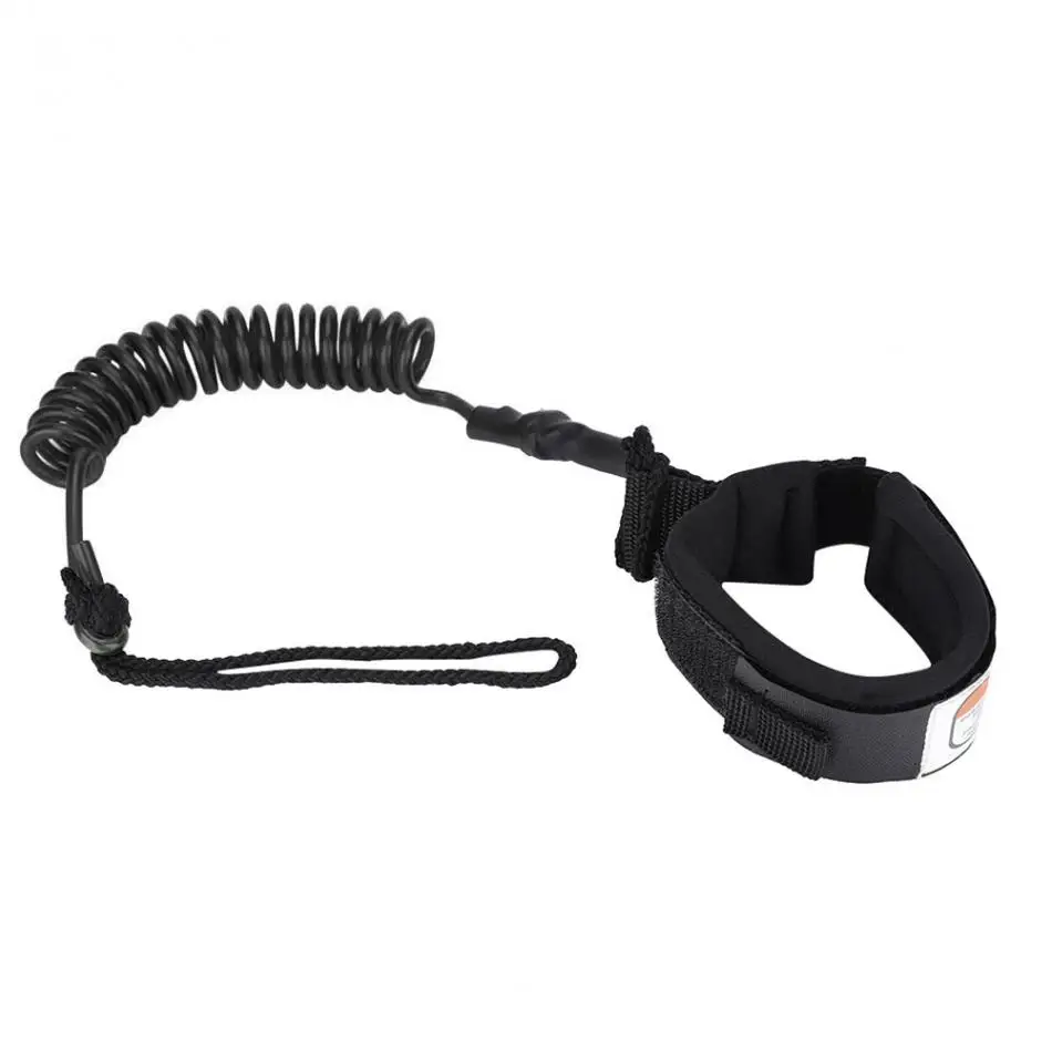 Stand Up Paddle Board 5mm Coiled Spring Leg Foot Rope Surfing Leash for Surfboard