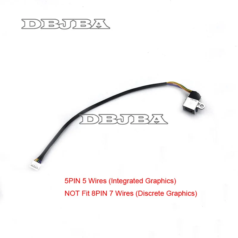5-контактный разъем для кабеля питания постоянного тока Dell Inspiron 17R N7110 Vostro 3750 0WTVC4