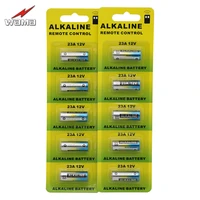 10pcs2pack wama 23a batteries 12v alarm remote primary dry alkaline battery 2123 23ga a23 a 23 23a rv08 lrv08 e23a v23ga