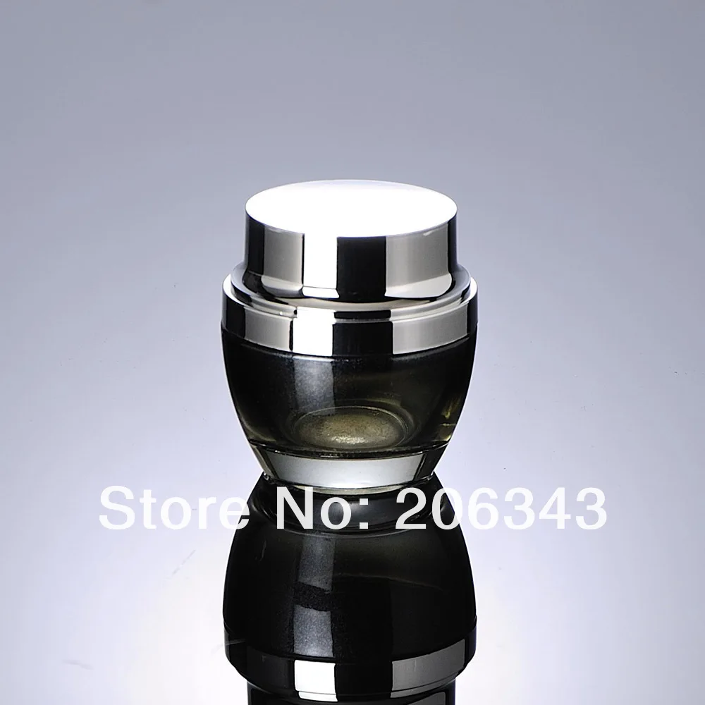 50 г красная/черная/прозрачная/Золотая стеклянная банка/серебряная лидная