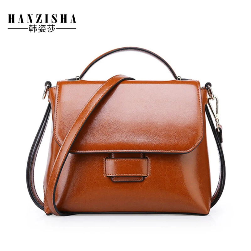 Новая модная женская сумка из натуральной кожи однотонная на плечо роскошная