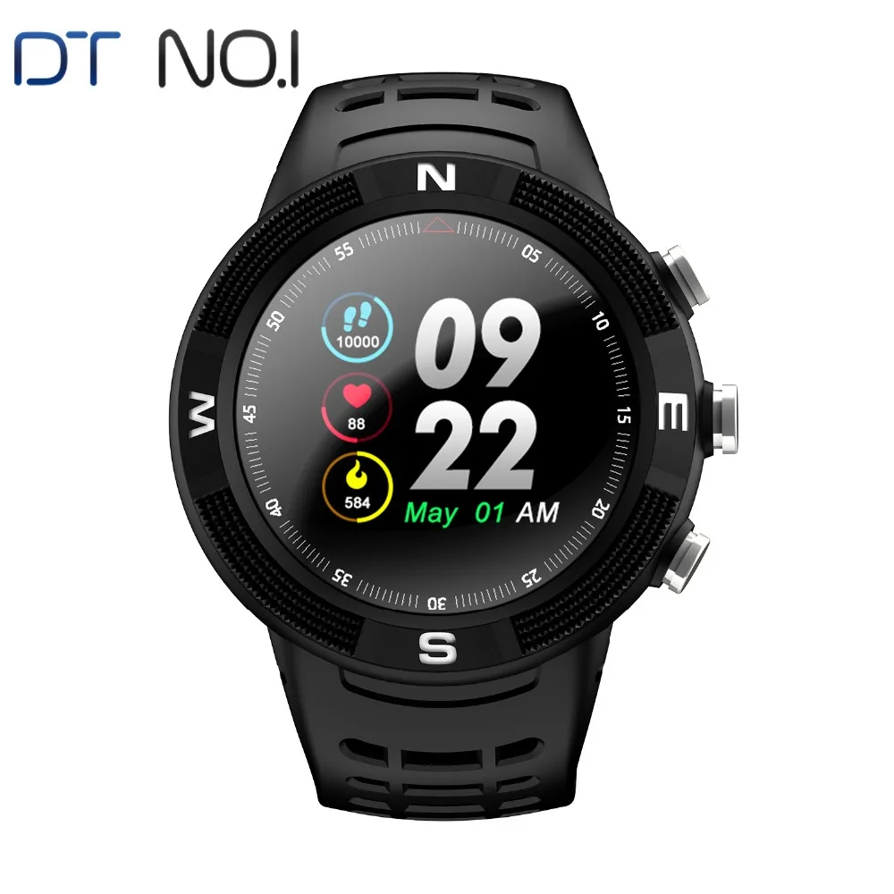 № 1 F18 gps ГЛОНАСС Smartwatch сердечного ритма спортивные часы браслет IP68 компас Bluetooth