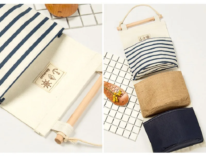 3 кармана Настенная дверь шкаф подвесная сумка для хранения корзина органайзер