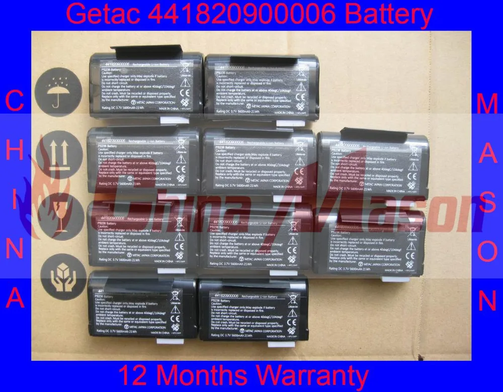 Аккумулятор Getac для PS236 PS336 часть № 441820900006 батарея PS336|Детали и аксессуары