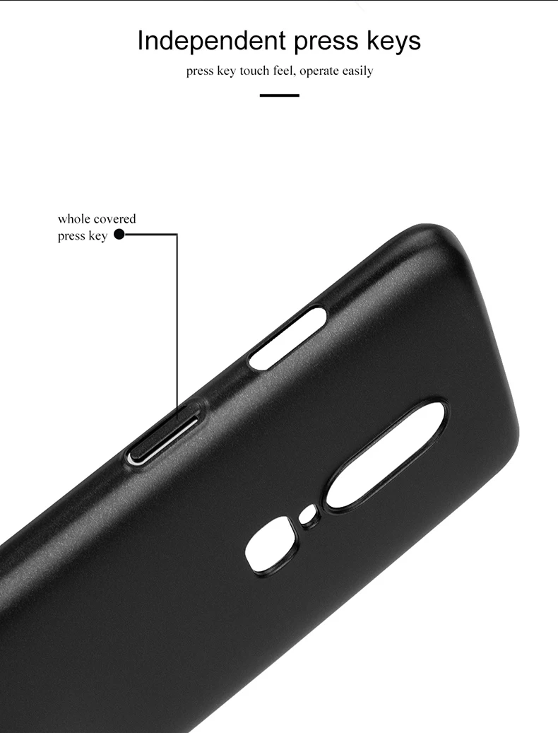 OnePlus 6 Чехол оригинальные lenuo Жесткий ПК Роскошный чехол One Plus 6 A6000 задняя крышка противоударный защитный щит Funda