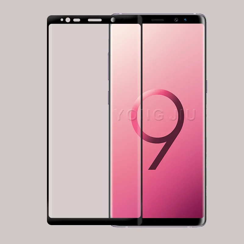 3D изогнутое полное закаленное стекло для Galaxy Note 9 Защитная пленка экрана samsung SM-N960
