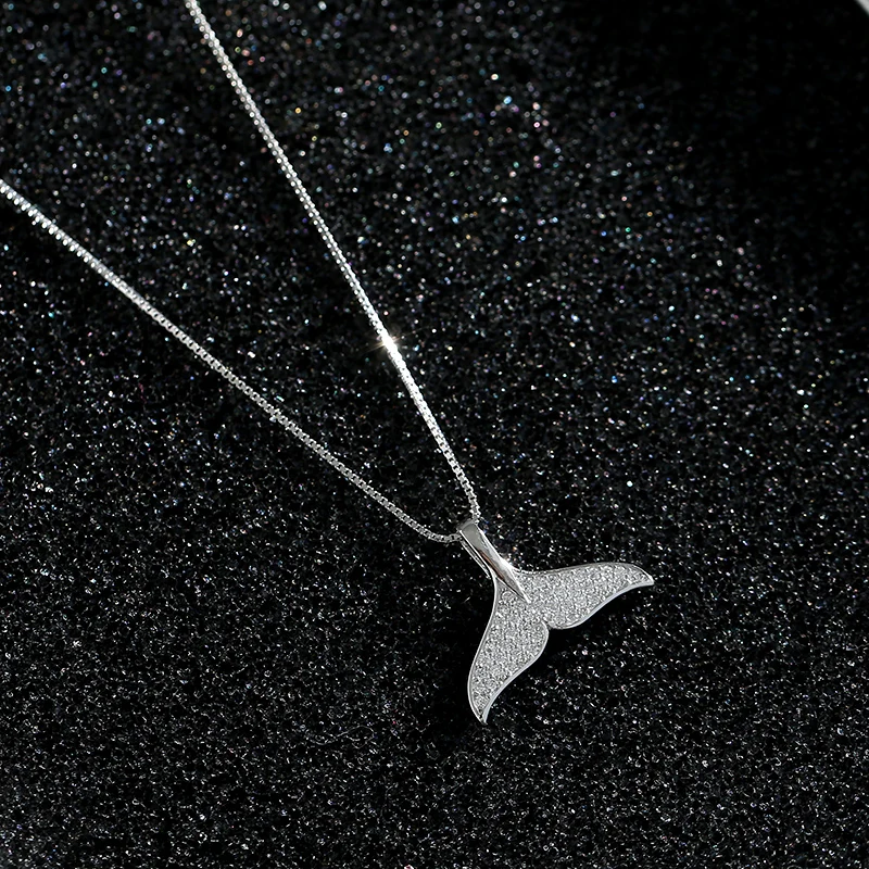 Новое поступление Очаровательное ожерелье с подвеской в виде хвоста русалки из