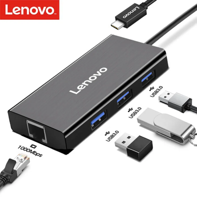 Док станция Lenovo с портом HDMI/VGA/ gigabit|USB-хабы| |
