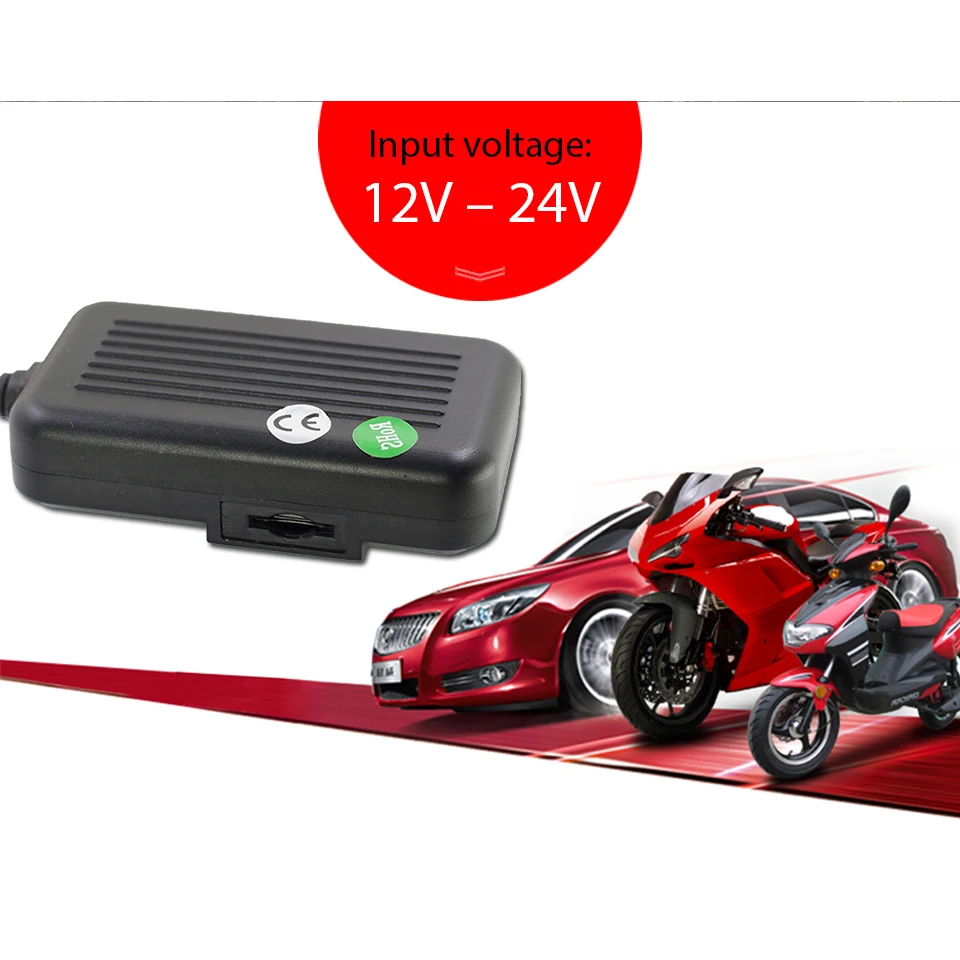 GPS трекер VJOYCAR T0026G WCDMA для автомобилей и мотоциклов отслеживание в режиме