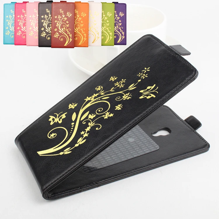 Золотая блестка Высокое качество кожаный чехол для Alcatel One Touch POP S9 7050y Чехол Флип с